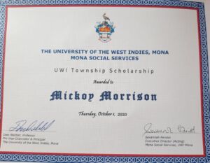 MMorrison certificate