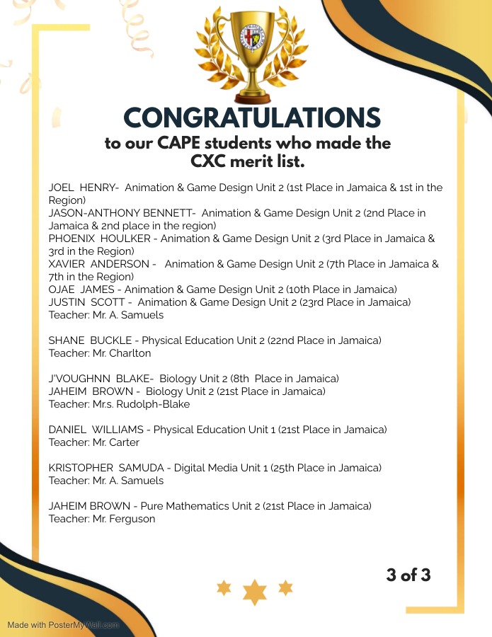 Congratulations to CSEC Awardees