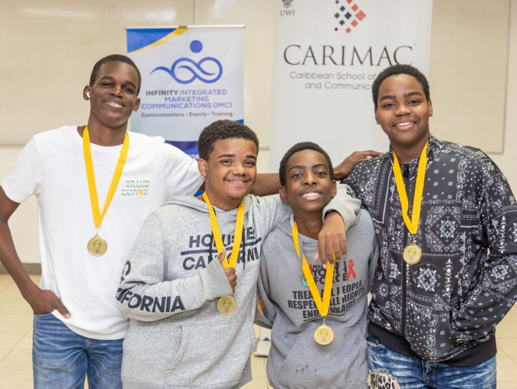Young Gamers keep up in the Global Game Jam at CARIMAC, UWI...