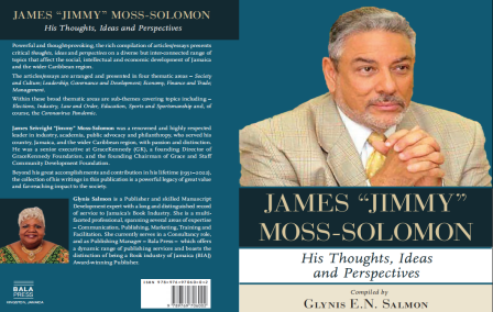 JCOB JAMES “JIMMY” MOSS-SOLOMON: His Thoughts, Ideas and Perspectives, compiled by Glynis E. N. Salmon - Book Launch